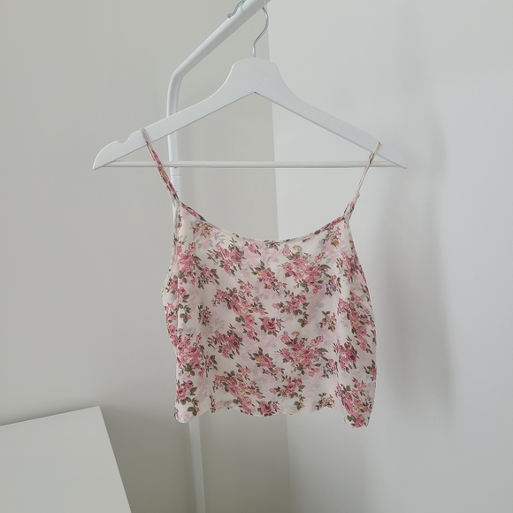Floral Crop Top - Picture 1 of 5